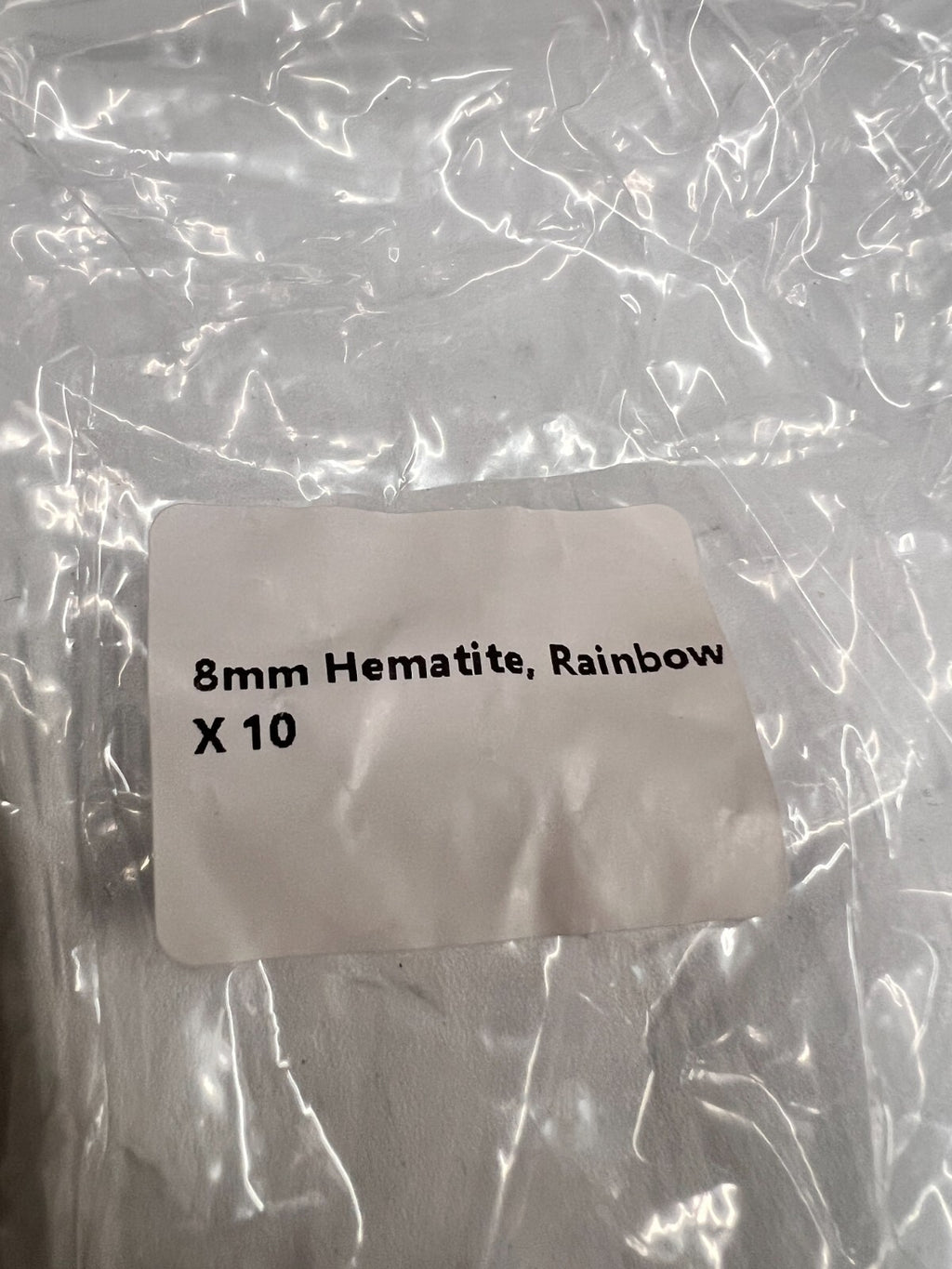 500 Pcs 8mm Round Multicolored Hematite Gemstone Beads DIY Jewelry Making 16"