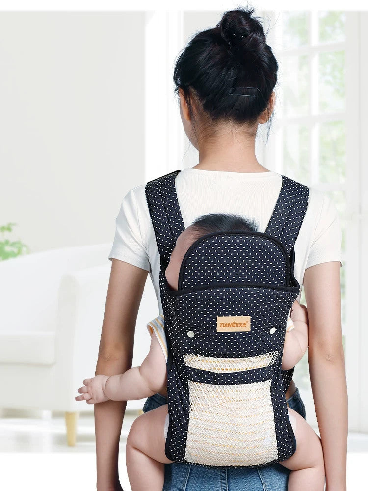 4-in-1 Baby Carrier from Newborn to Toddler Ergonomic Breathable Infant Backpack