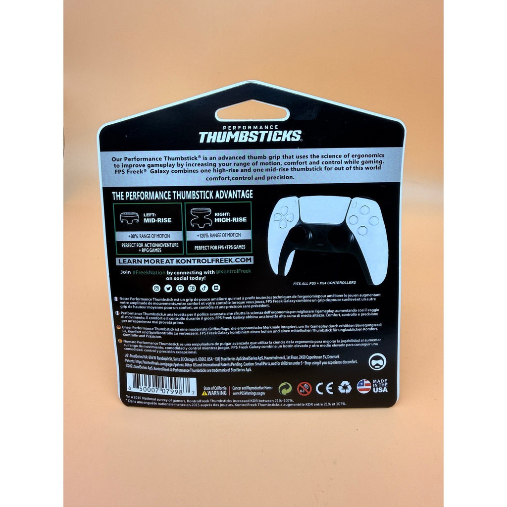 Performance Thumbsticks 1 High-Rise, 1 Mid-Rise for PS4/PS5 Controllers