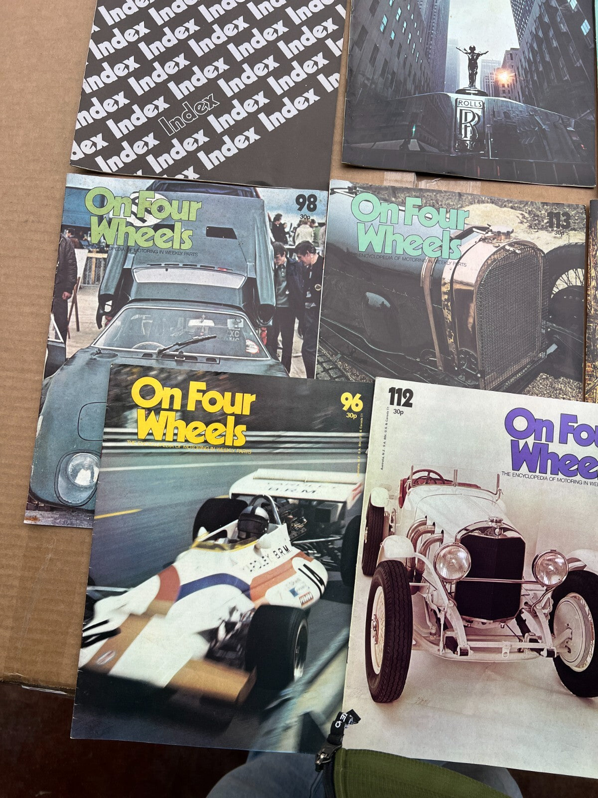 Lot of 15 Vintage On Four Wheels Magazine