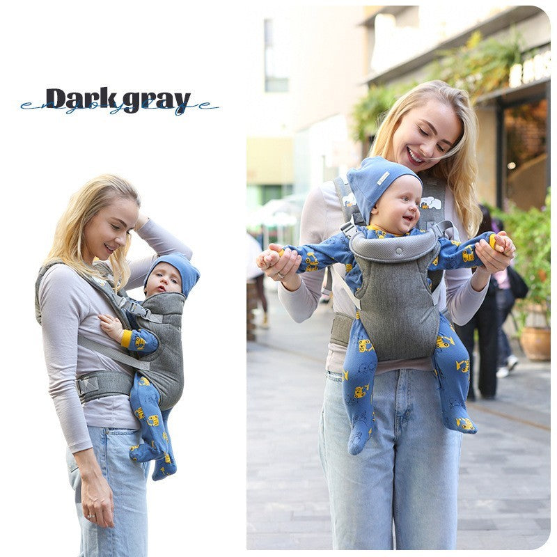 Ergonomic Baby Carrier for Newborn to Toddler 8-32 lbs, 4-in-1 Easy to Wear Ligh