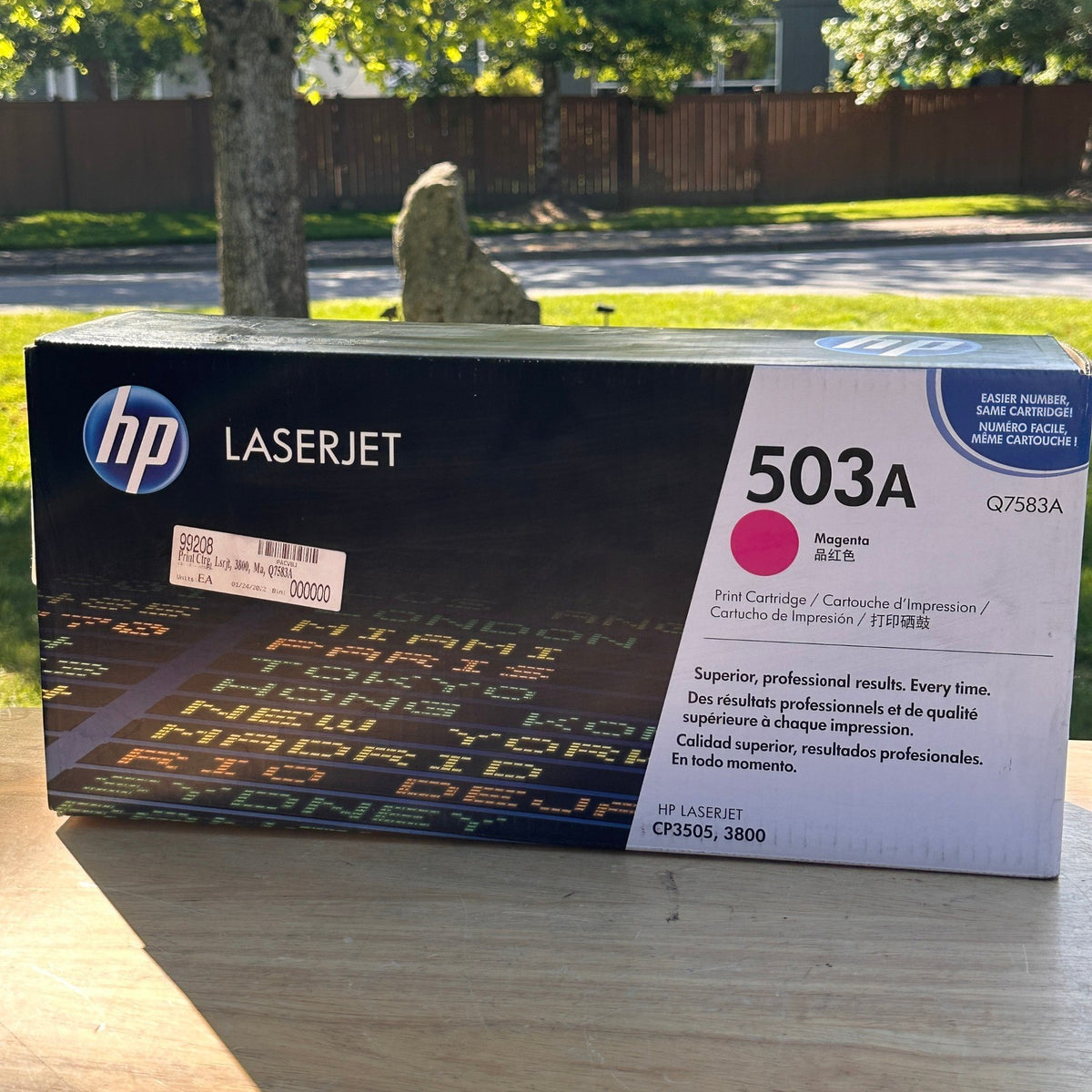 HP 503A Magenta Q7583A Toner Cartridge Sealed for LaserJet CP3505, 3800