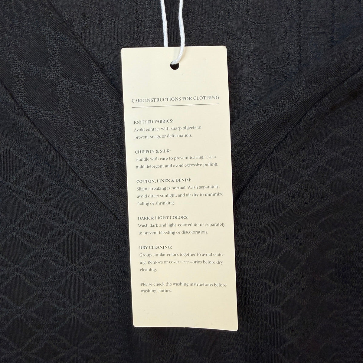 MSRP $24 Dokotoo Women's M Black V Neck Long Sleeve Eyelet Embroidered Blouse