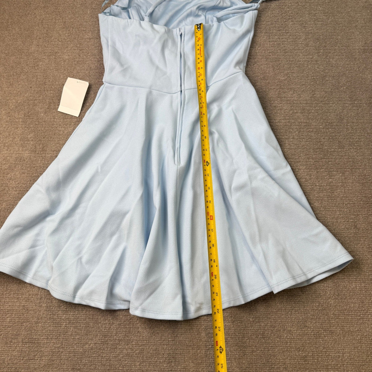 MSRP $64 B. Smart Womens Juniors 2 Light Blue Square Neck Sleeveless Dress