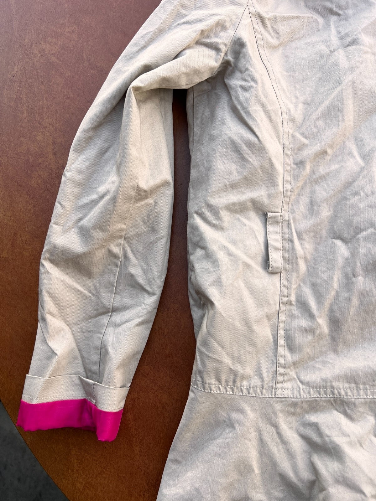 Cherokee Zip-front Womens Jacket White Size XL #214