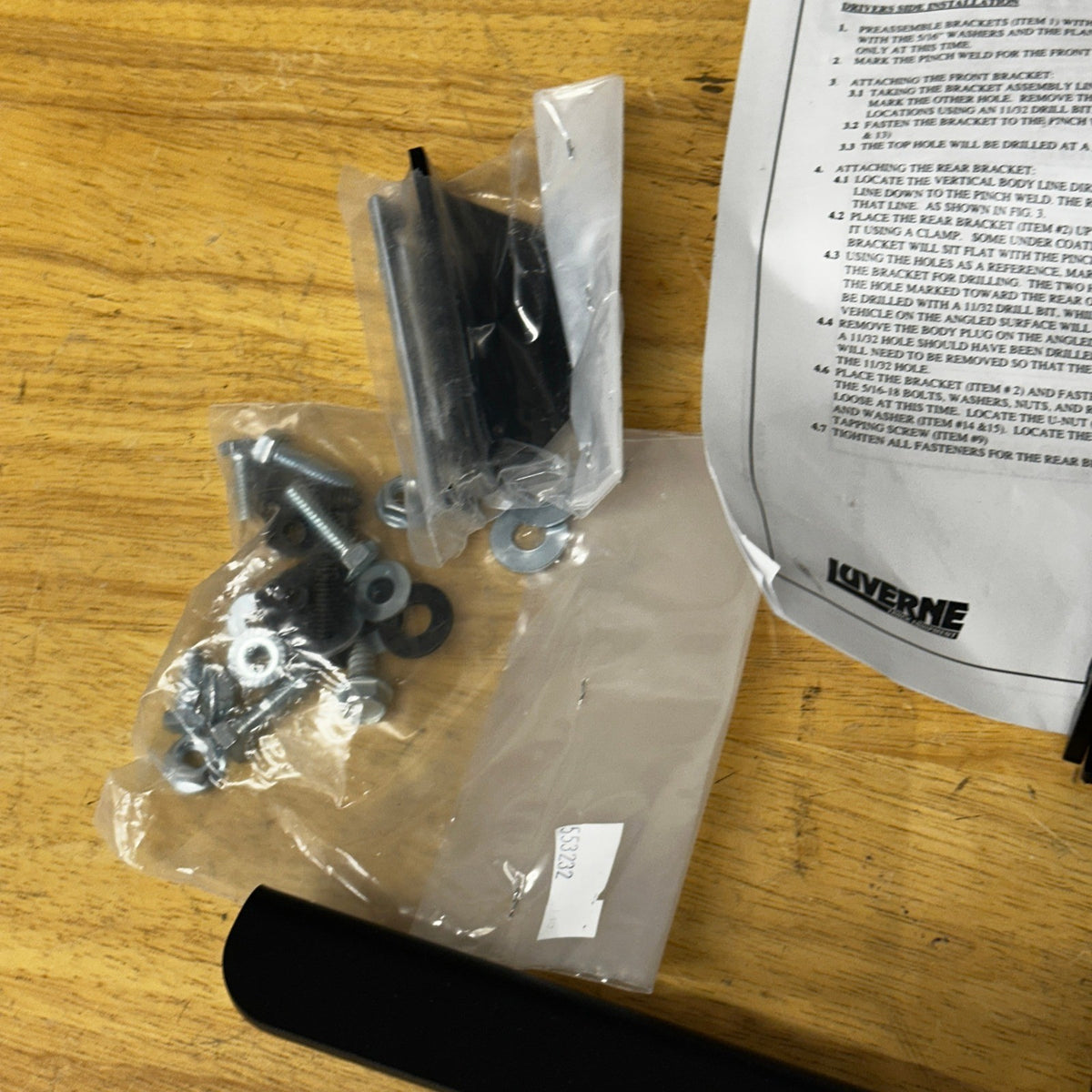 Luverne 401470 Bracket Kit - Driver Side Only