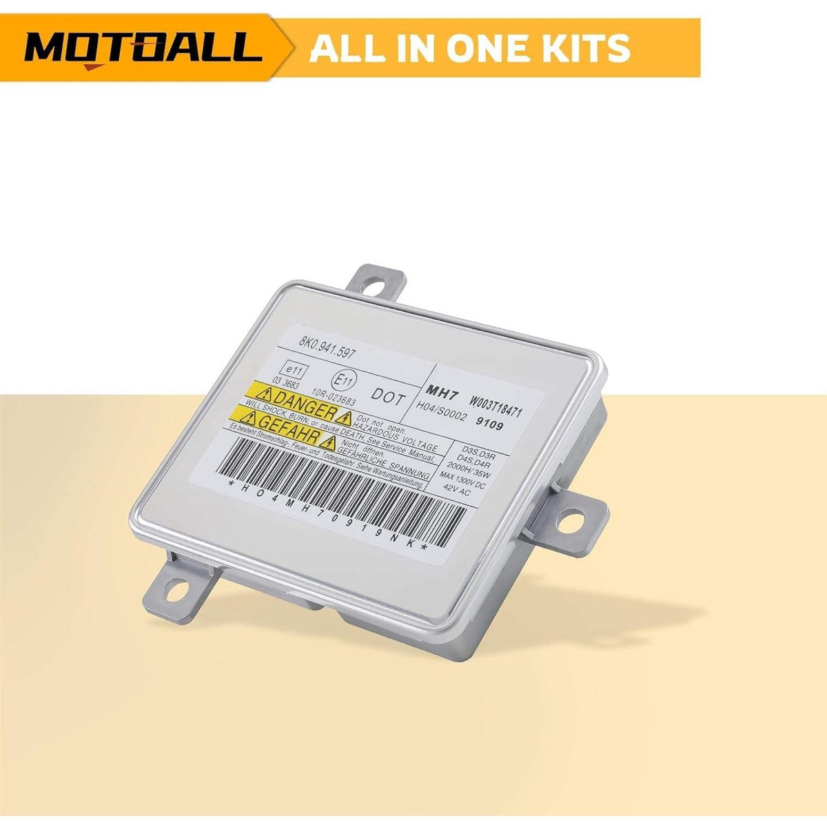 MOTOALL 8K0941597 Xenon HID Headlight Ballast Control Unit Module D1S D1R
