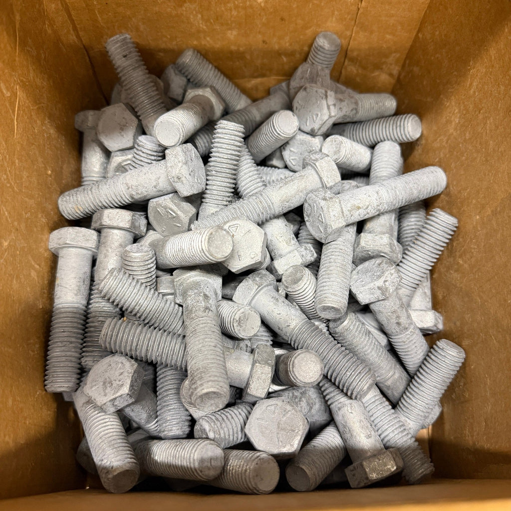 Pack of 87 Danforth 5/8-11 x 2-3/4" Grade 5 Hex Cap Screws HDG