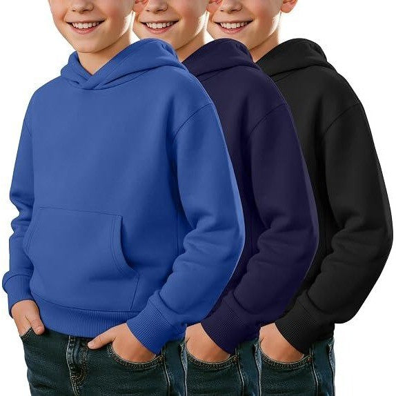 Set of 3 MSRP $52 LessonZoo Boys 11-12Y Blue, Navy, Black Lightweight Hoodies