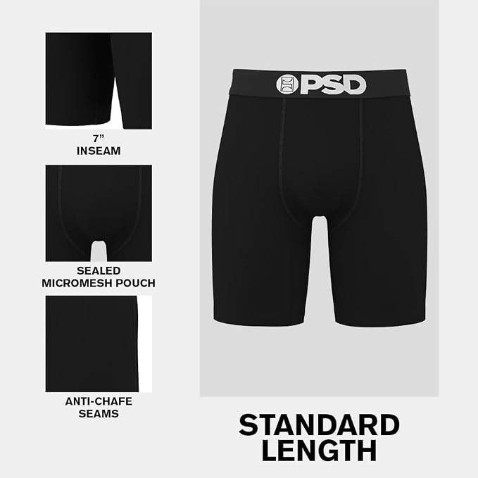 MSRP $73 PSD 3-Pack Men's M Boxer Briefs Flamingo Jungle Standard Length Underw