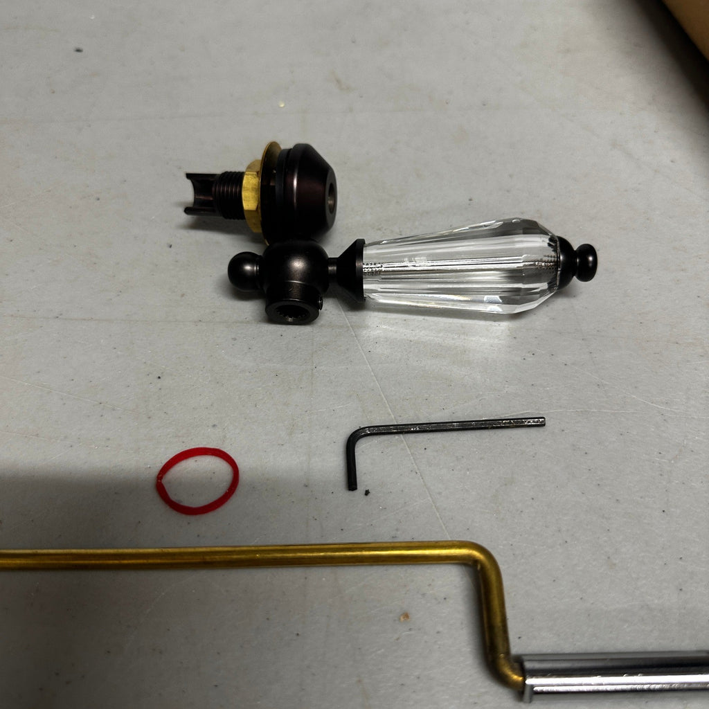 Kingston Brass KTWLLS5 Wilshire Toilet Tank Lever BROKEN O-RING Oil Rubbed Bronz