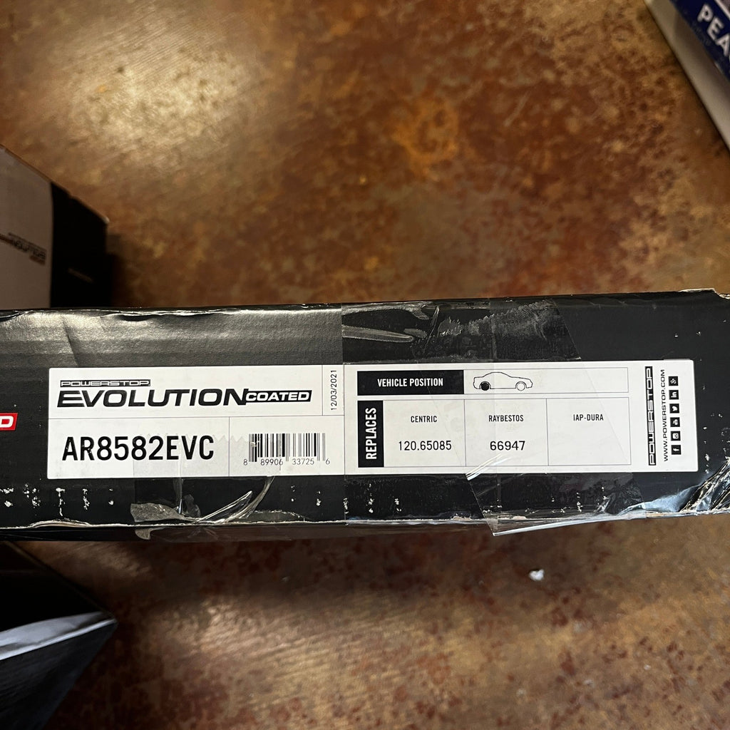 Powerstop AR8582EVC Disc Brake Rotor Evolution Genuine Geomet Coated Rotor