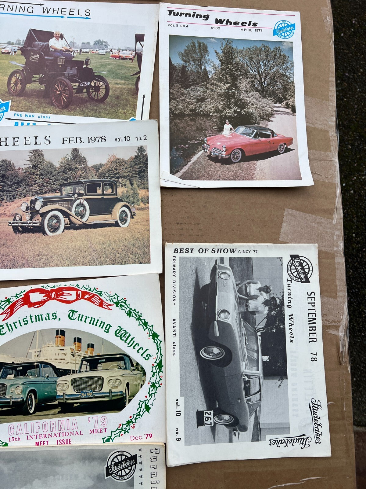 Lot of 17 Issues of Turning Wheels Magazine 1970's