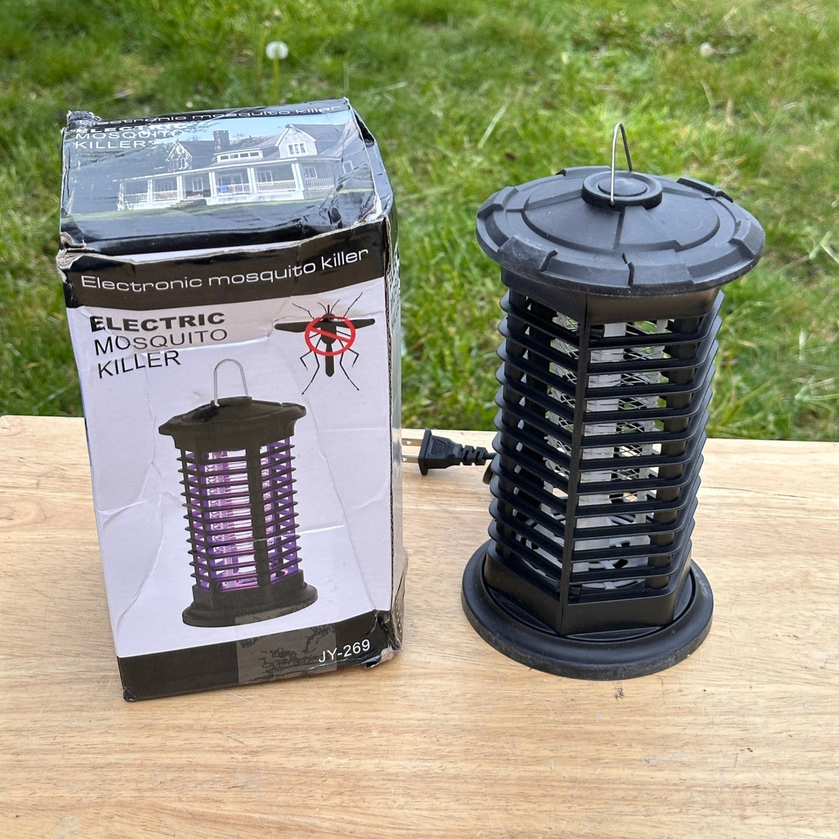 JY-269 Electric Mosquito Killer 1000V Powerful Insect Zapper UV Lamp for Home