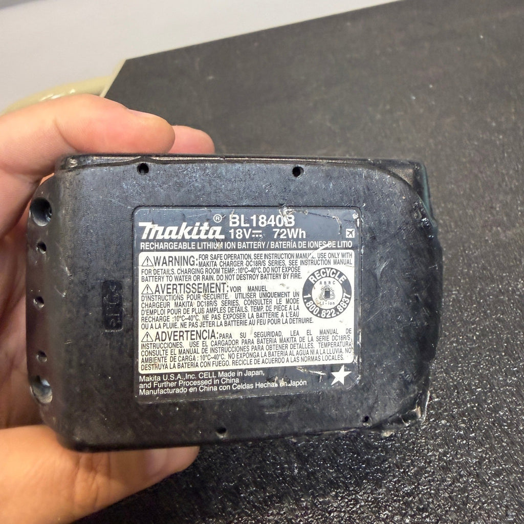 Makita BL1840B 18V LXT Rechargeable Li‑Ion 4.0Ah Battery