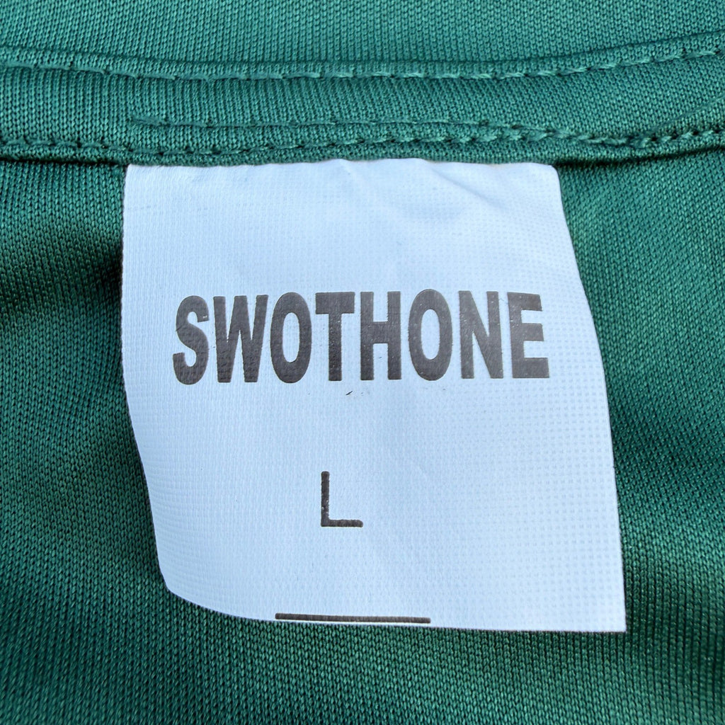 SWOTHONE Men's L Forest Green Big and Tall Short Sleeve T-Shirt Moisture Wickin