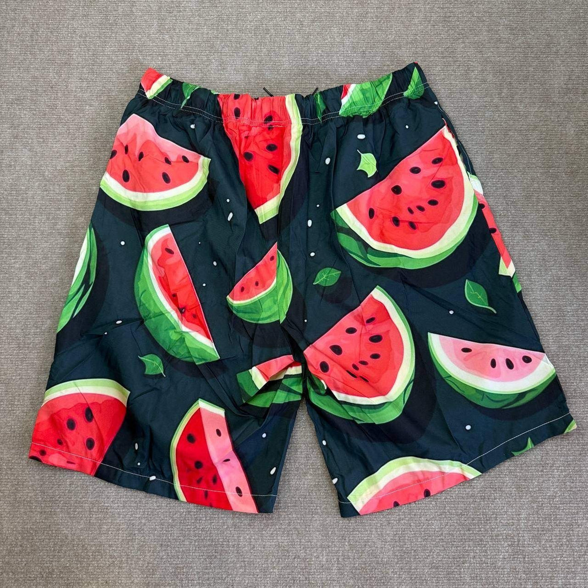 Set of 3 Men's XL Toucan Eagle Watermelon Swim Trunks Quick Dry Beach Shorts M
