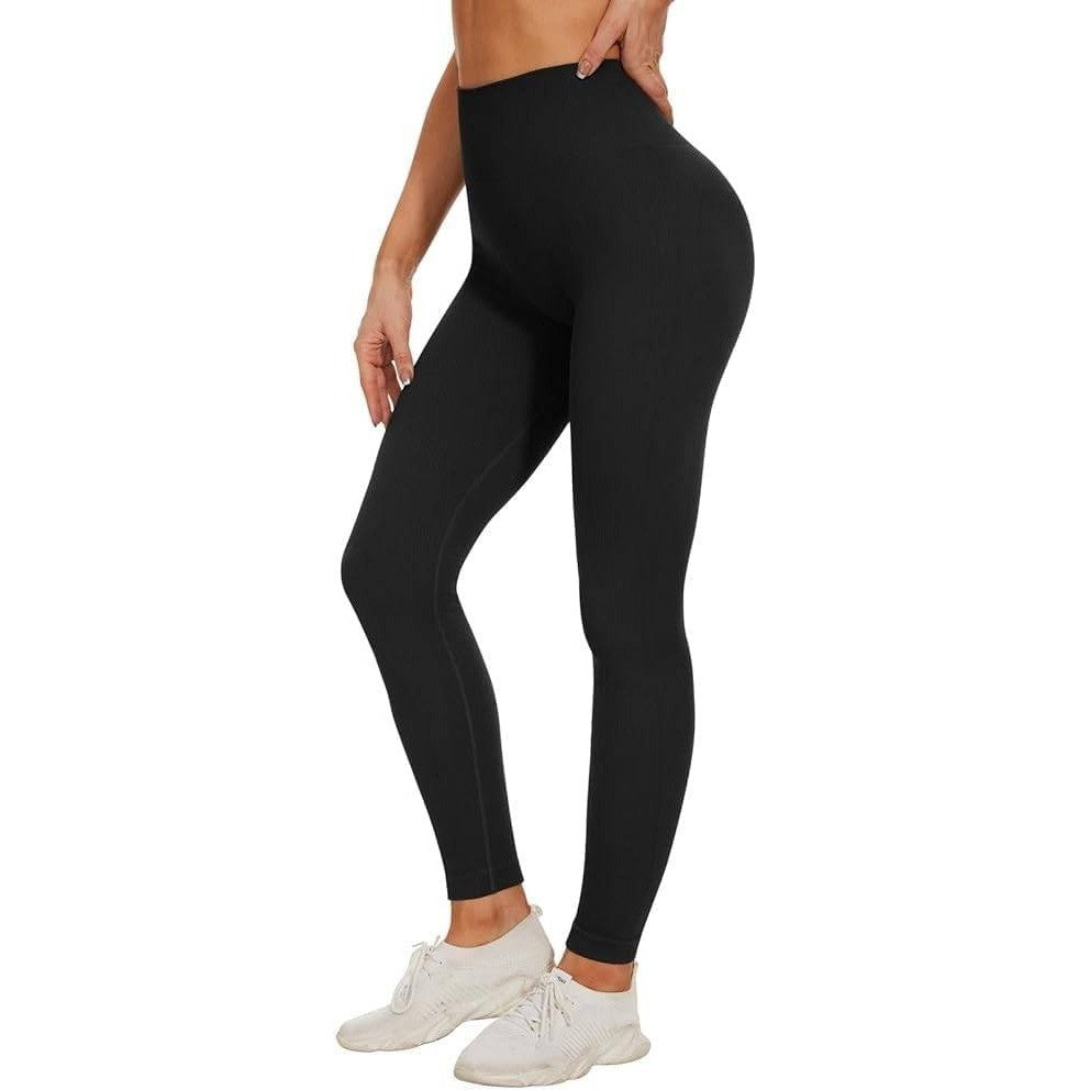 TNNZEET Women's S-M High Waisted Leggings No See Through Tummy Control Cyc