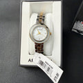 MSRP $70 Armitron 75/5927MPTT Women's Two Tone Bracelet Watch New Battery