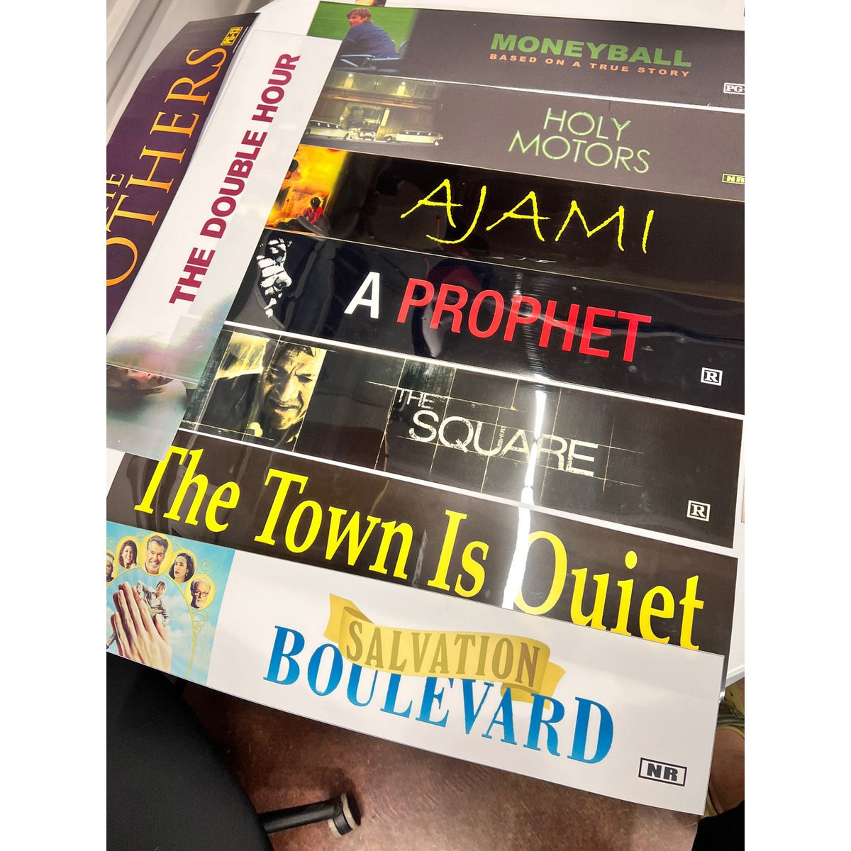 Set of 14 Movie Theater Mylar Poster 5x25  The Double Hour, The Others, The Squa