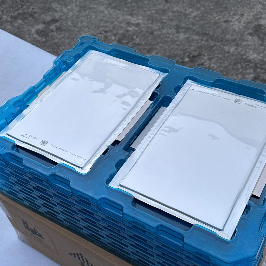 Case of 24 Enerdel (EnerTech) NMC Lithium Ion 25Ah / 92.5Wh 3.7V Prismatic Pouch
