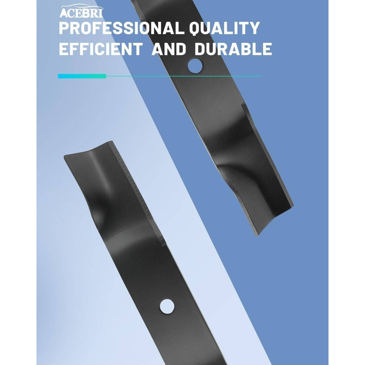Pack of 3 ACEBRI High Lift Blade 54 '' Fit for Cub Cadet 01005337, 01005337P