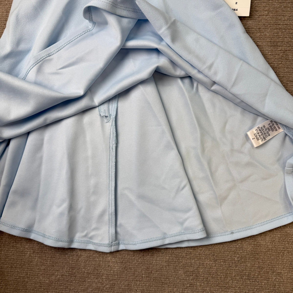 MSRP $64 B. Smart Womens Juniors 2 Light Blue Square Neck Sleeveless Dress