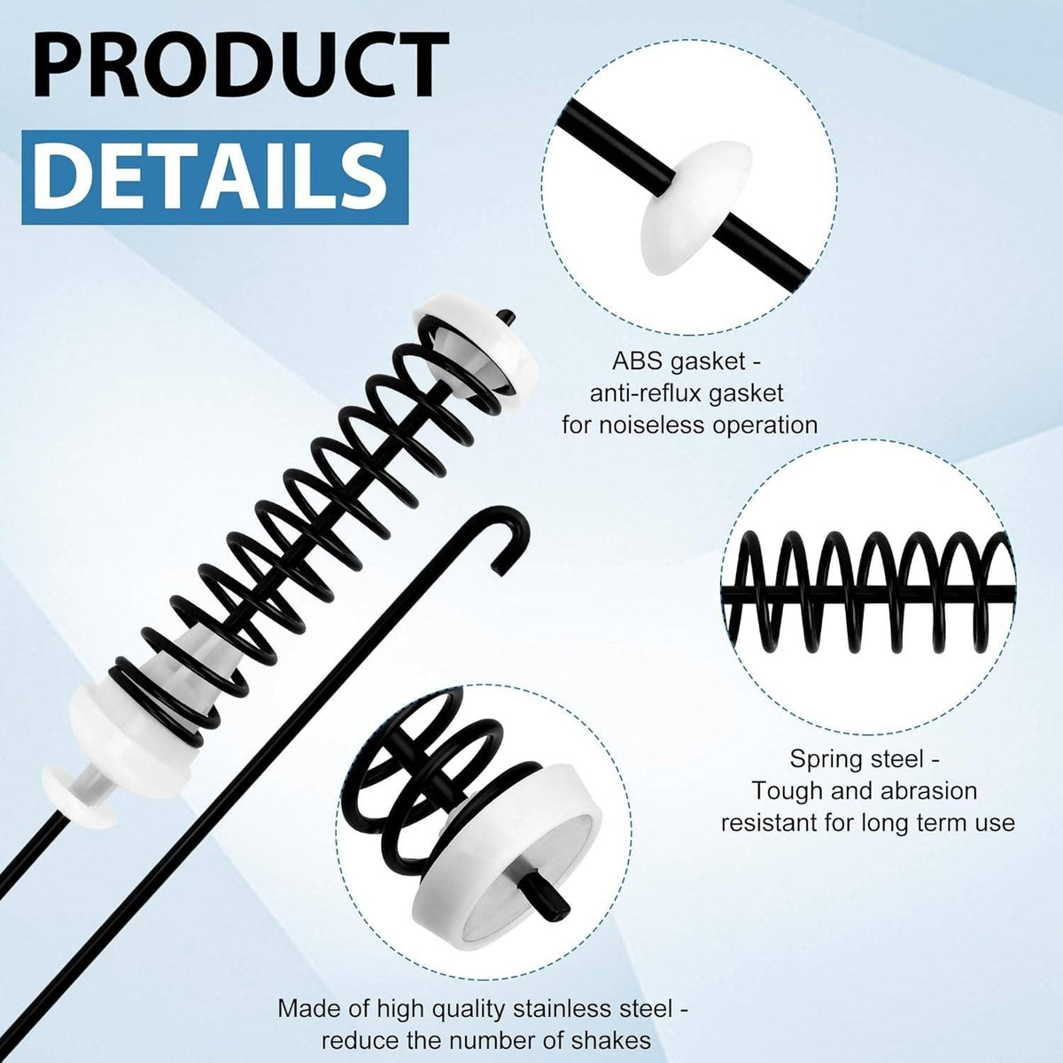 Set of 4 TOMOON NTW4516FW2 NTW4516FW3 NTW4516FW1 NTW4605EW0 Washer Suspension