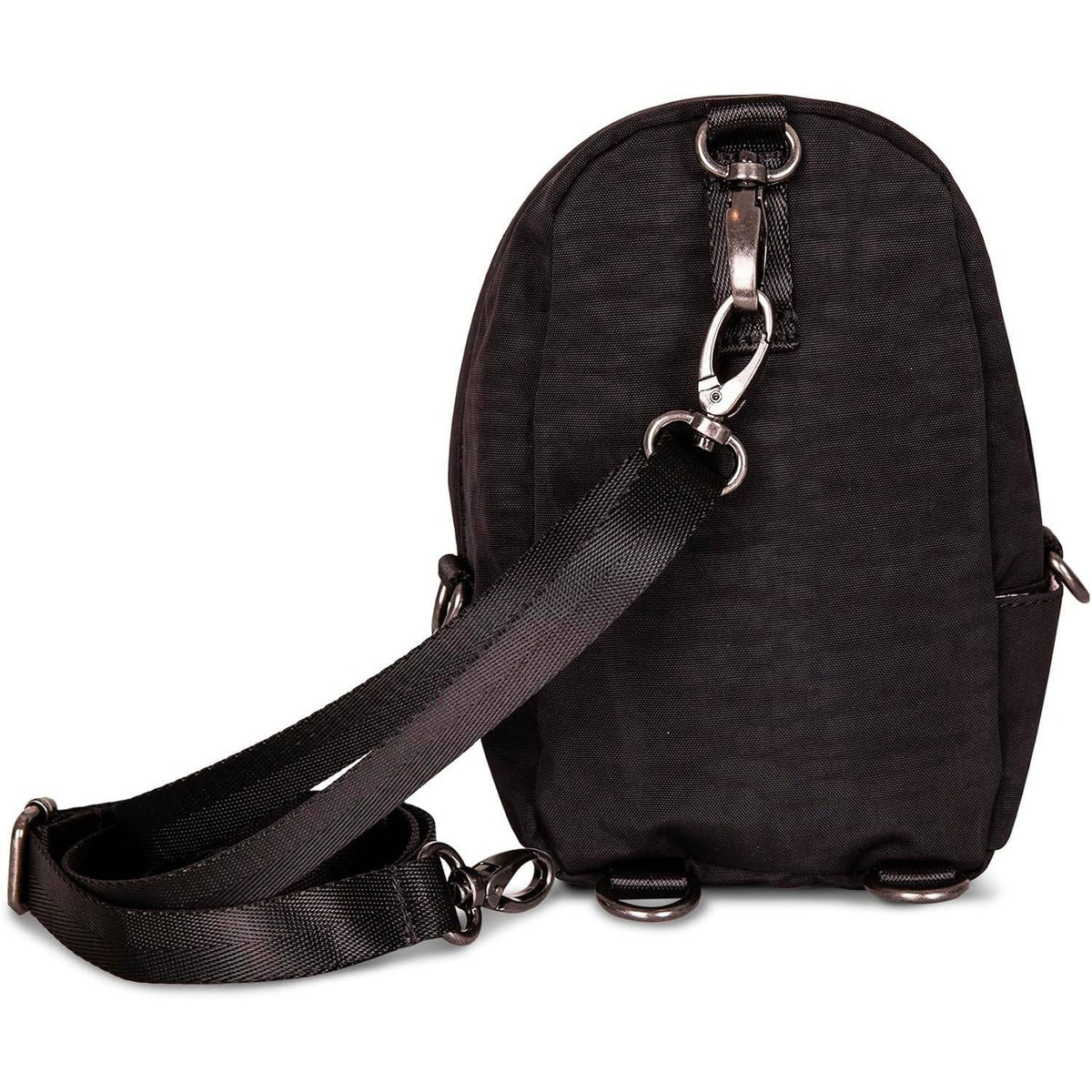 MSRP $39 Lola Mondo Women's Stargazer Black Mini Convertible Backpack