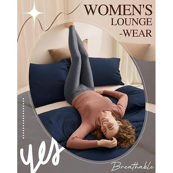 Set of 2 Oakgarden Women's S Dark Grey, Black Thermal Underwear Pants Base Laye