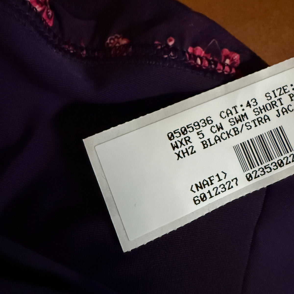 Lands End Women’s 14,14-16 LONG Quick Dry 5" Swim Board Short Floral w/ Liner