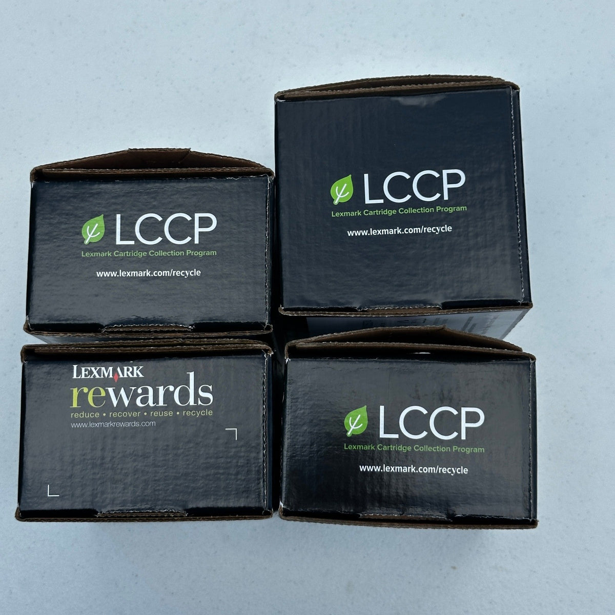 Set of 4 Lexmark C540H1MG C540H1KG C540H1YG C540H1CG Toner Cartridges C540 C543
