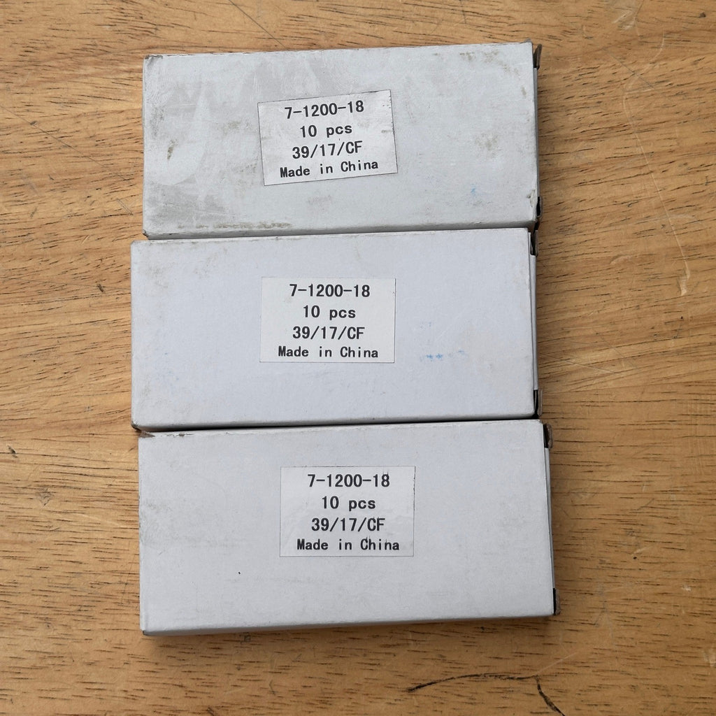 Set of 3 Pack of 10 Miniature Lamps 7-1200-18 Light Bulbs 6.3V 0.5A
