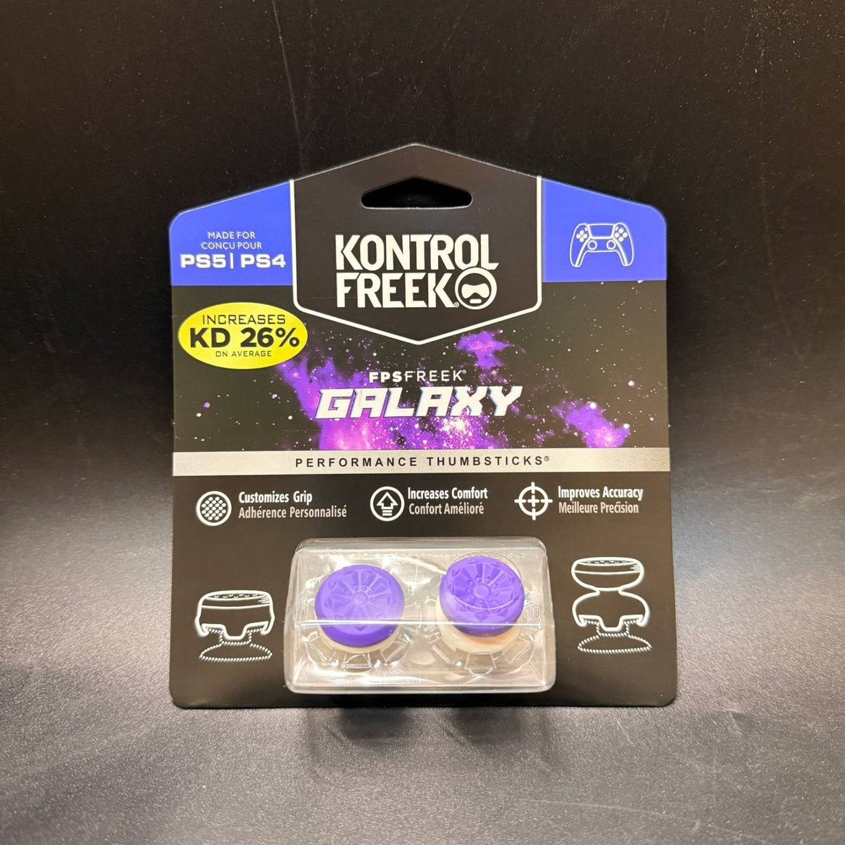 Performance Thumbsticks 1 High-Rise, 1 Mid-Rise for PS4/PS5 Controllers