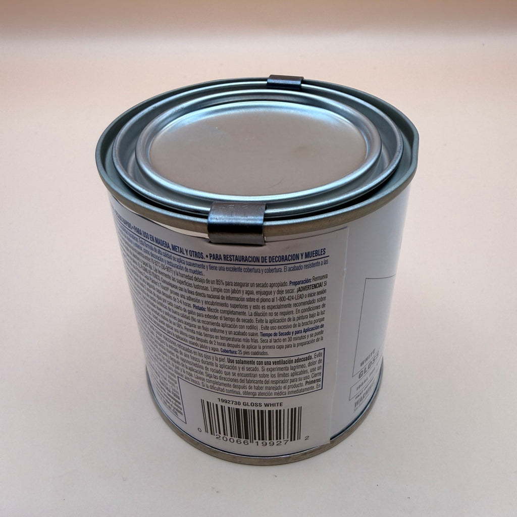 Rust-Oleum 1992730 Painter's Touch Latex Paint, Half Pint, Gloss White 8 oz