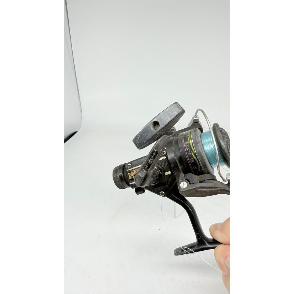Vtg Daiwa RG 1355 Auto Cast Black Spinning Fishing Reel Made in Japan