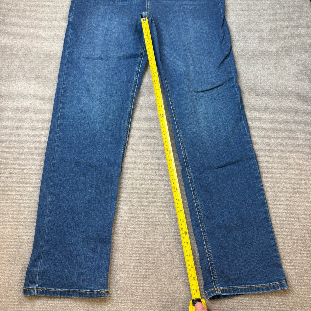 MSRP $54 Liz Claiborne Lana Womens 10 Kensington Wash High Rise Jean Straight