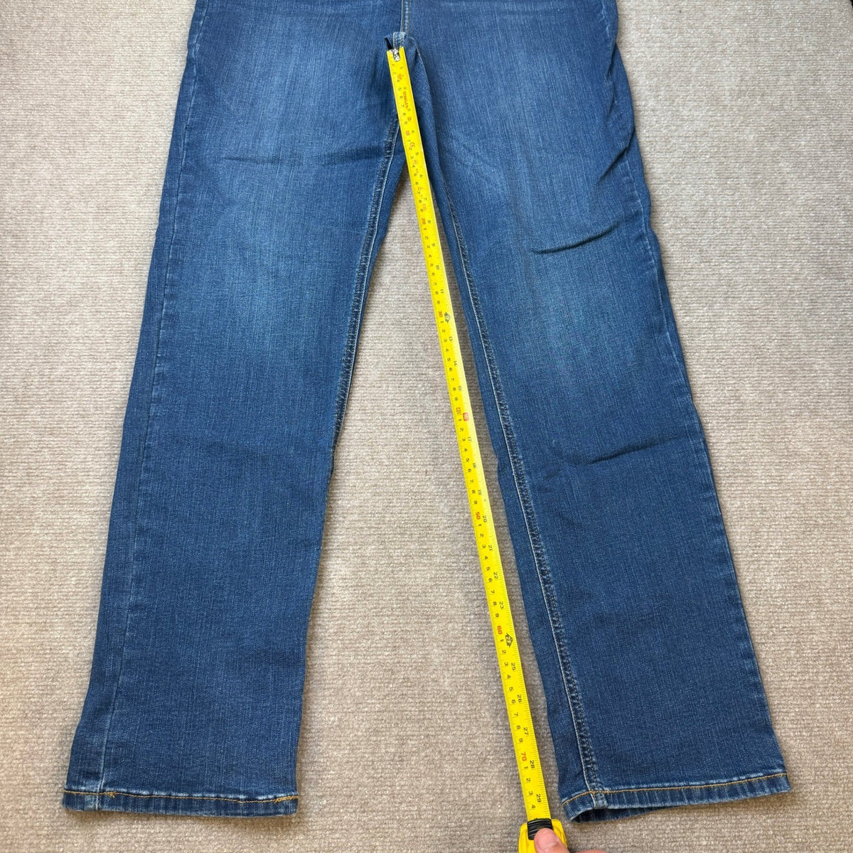 MSRP $54 Liz Claiborne Lana Womens 10 Kensington Wash High Rise Jean Straight