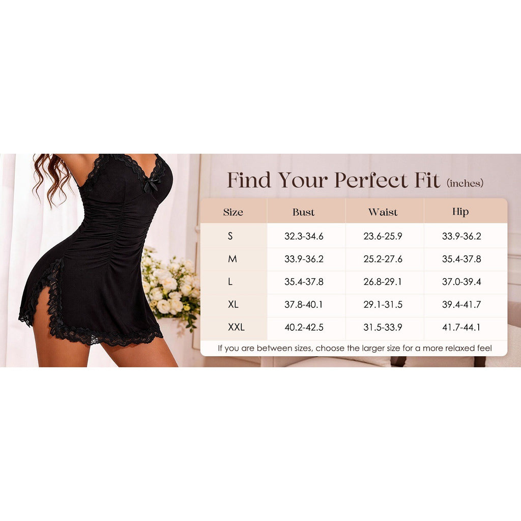 MSRP $19 Girece Women's M Babydoll Nightgown Sexy Chemise Lingerie Tummy