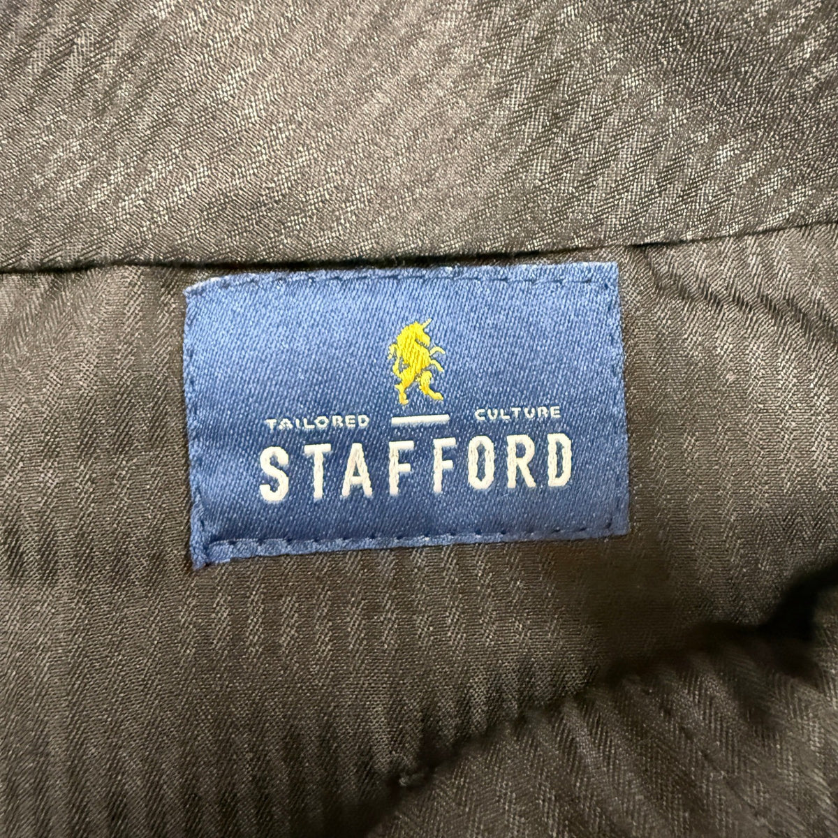 MSRP $110 Stafford Coolmax Mens 44x30 Black Suit Pants Classic Fit Pleated Front
