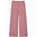 LILLUSORY Women's XL Dark Pink Lounge Cozy Knit Wide Leg Pants Sweatpants