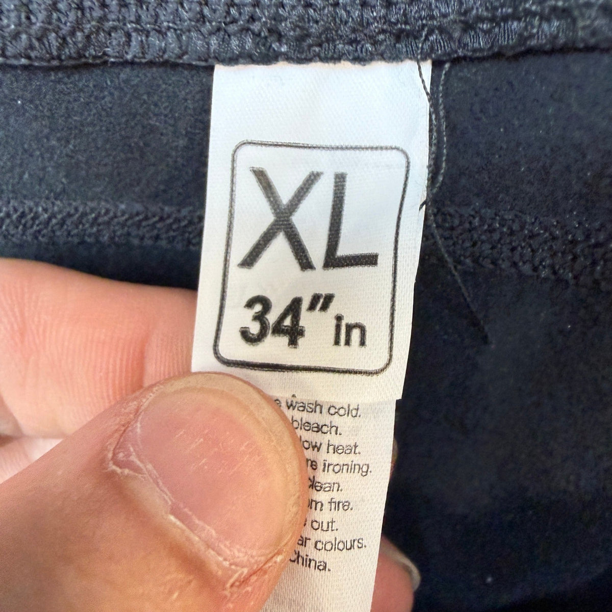 MSRP $45 SEVEGO Women's XL 34" Fleece Lined Yoga Leggings Thermal Warm Winter