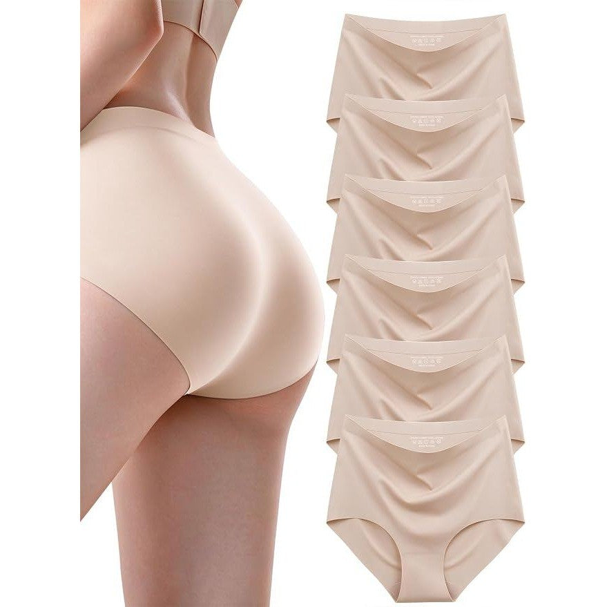 MSRP $23 Kalapa 6 Pack Women's M Underwear Seamless Full Coverage Breathable