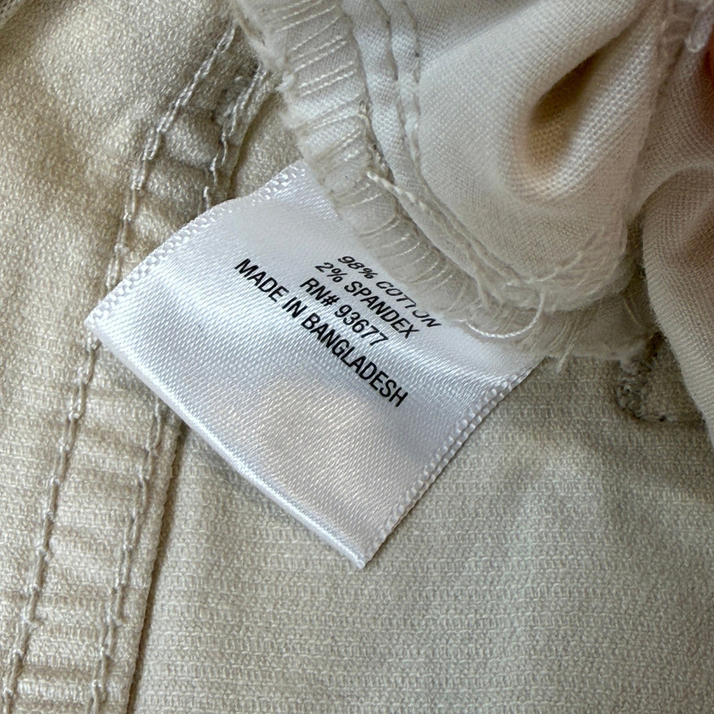 MSRP $44 St. John's Bay Womens 16 Birch Mid Rise Straight Corduroy Pants