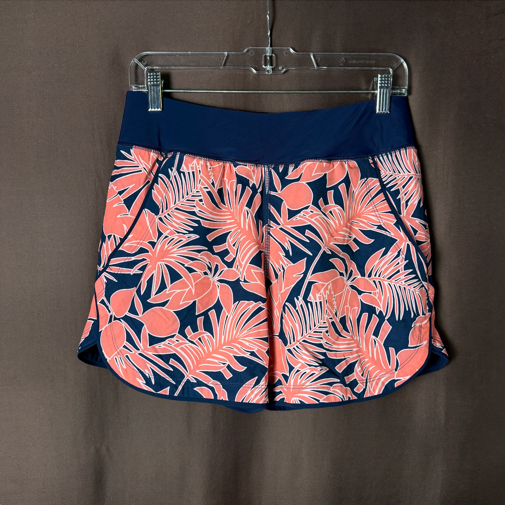 Lands' End Women's 4-18W, 8-18W LONG 5" Quick Dry Swim Shorts With Panty Wood