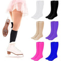 SATINIOR 6 Pairs Multi Color Ice Skating Socks for Womens, Girls Knee High Nylon
