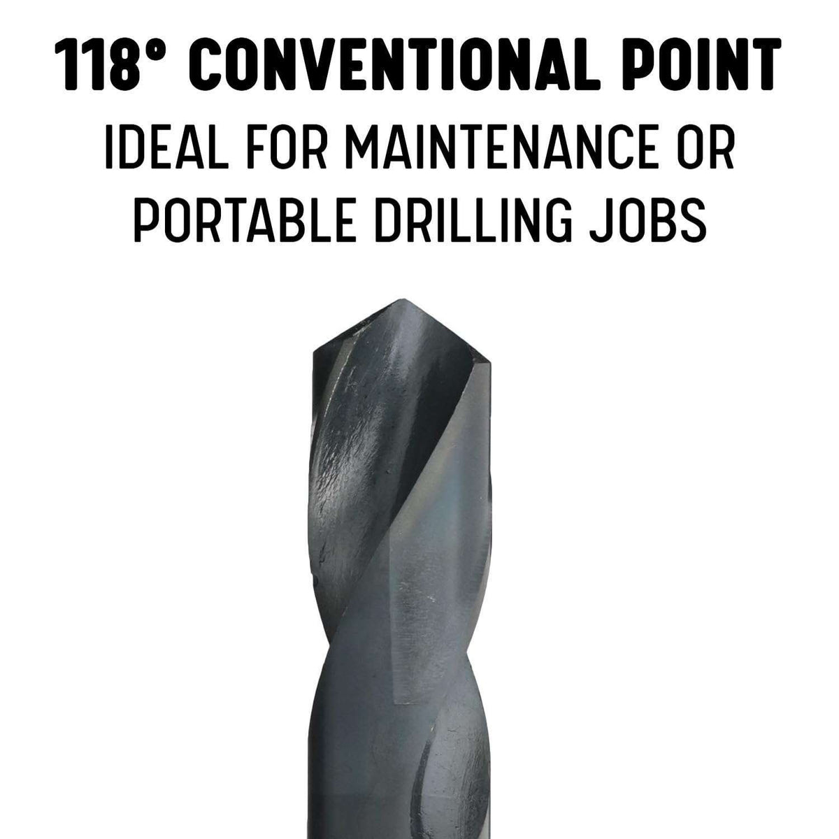 Set of 2 Drill America POU 3/4"-10 HSS Plug Tap & 21/32" HSS 1/2" Shank Drill B