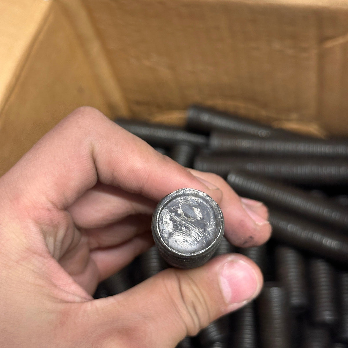 Pack of 47 Perine Danforth 7/8-9 x 4 3/4 B7 Full Thread Stud Bolts