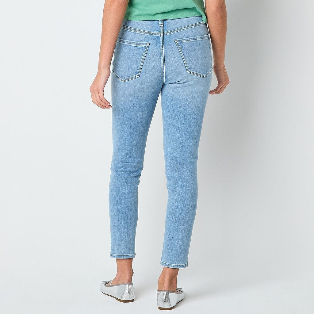 MSRP $48 A.N.A Womens 16 Tall Light Lunar Blue High Rise Skinny Fit Jeans Pants