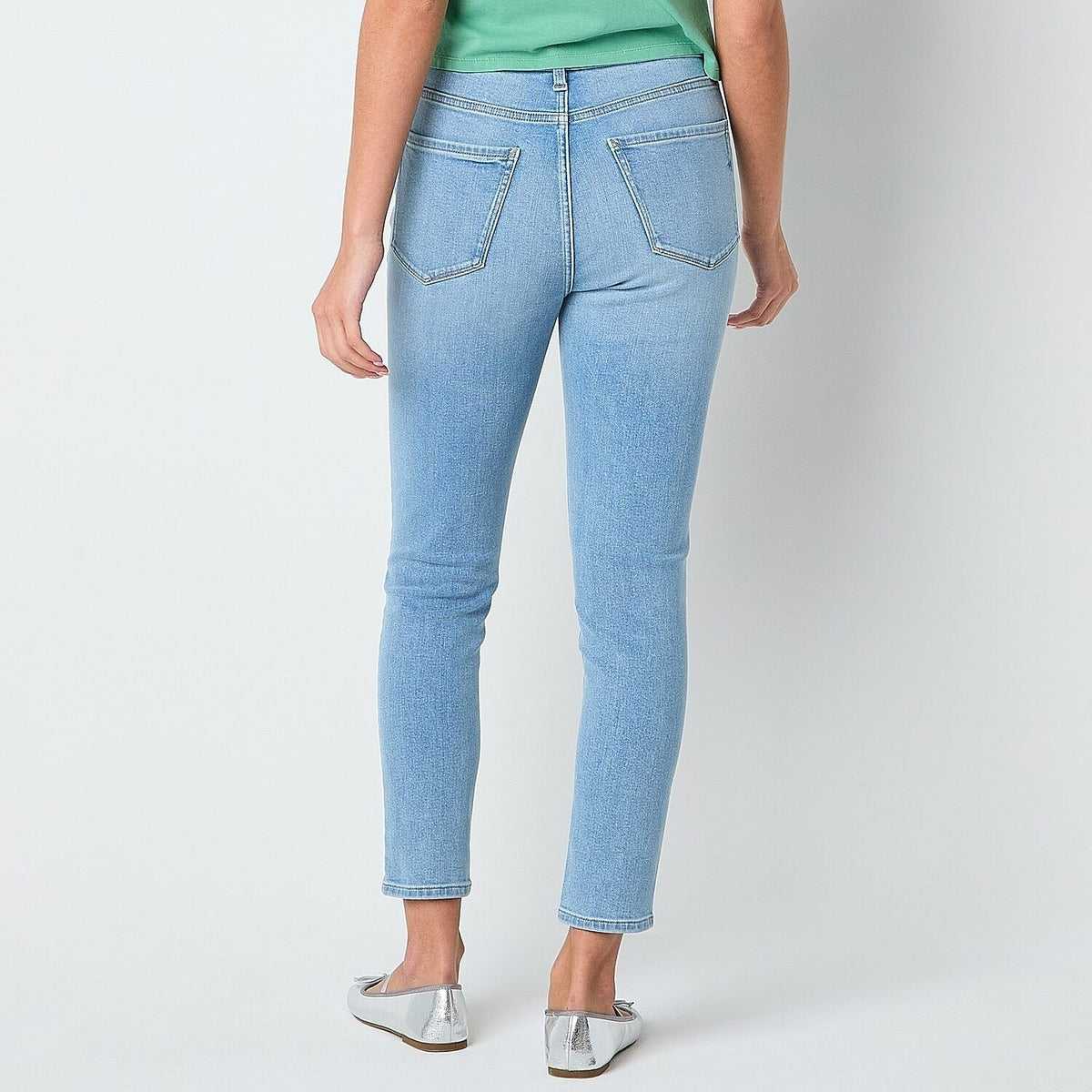 MSRP $48 A.N.A Womens 16 Tall Light Lunar Blue High Rise Skinny Fit Jeans Pants